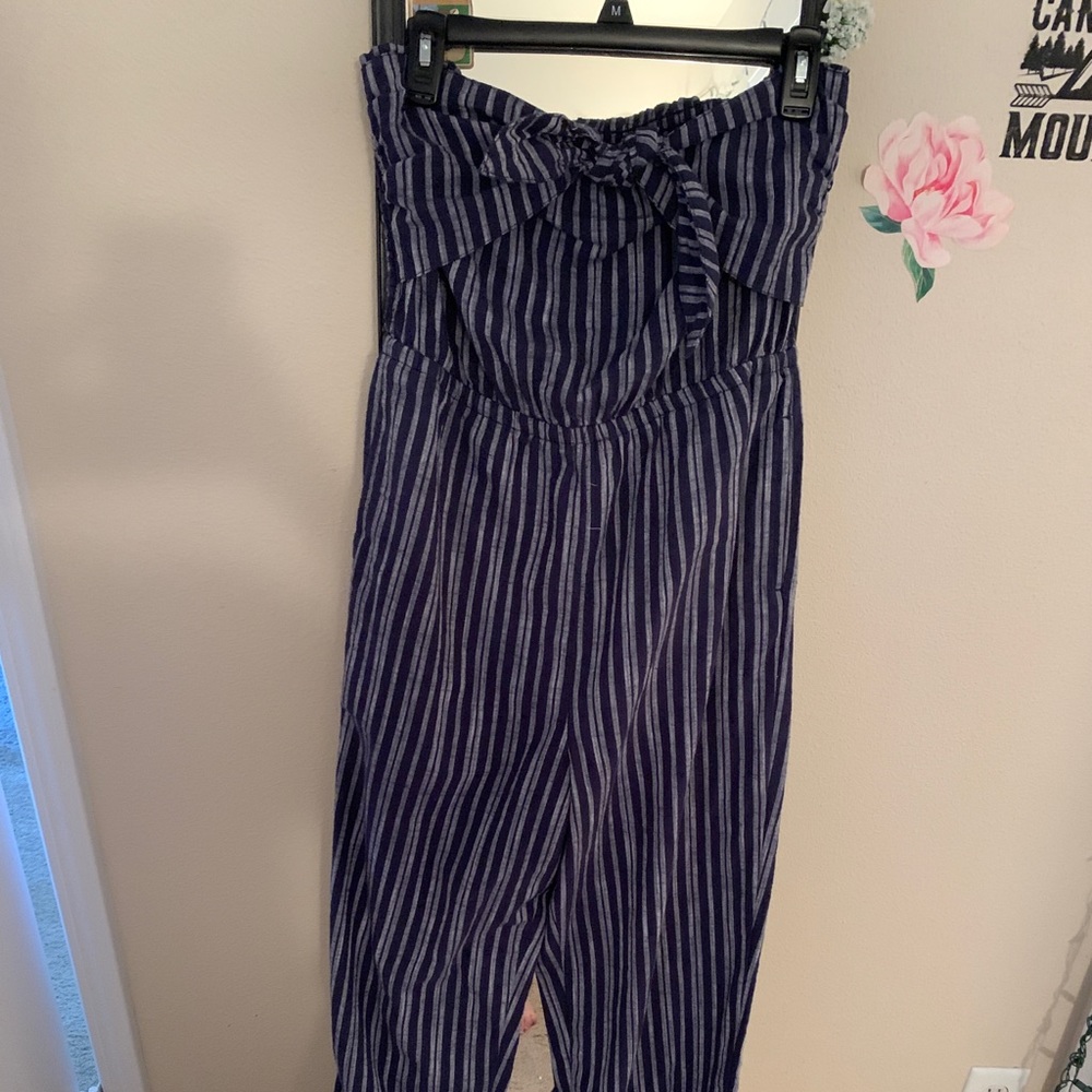 Aerie strapless jumpsuit